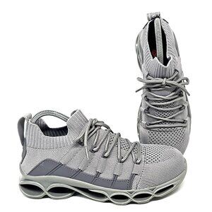 DYKHMILY Air Cushion Steel Work Shoes Lightweight Safety Toe Women's Size 7